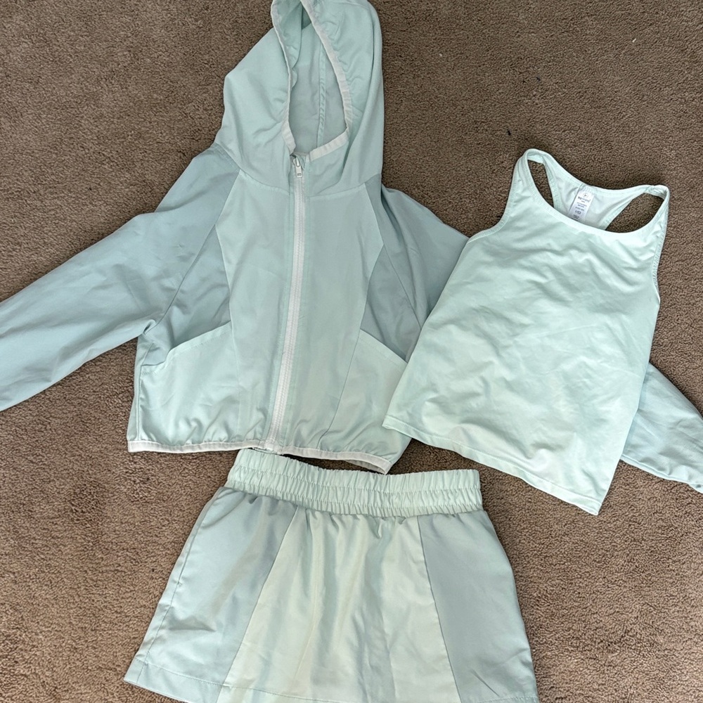 Kids Mint Green Matching Set